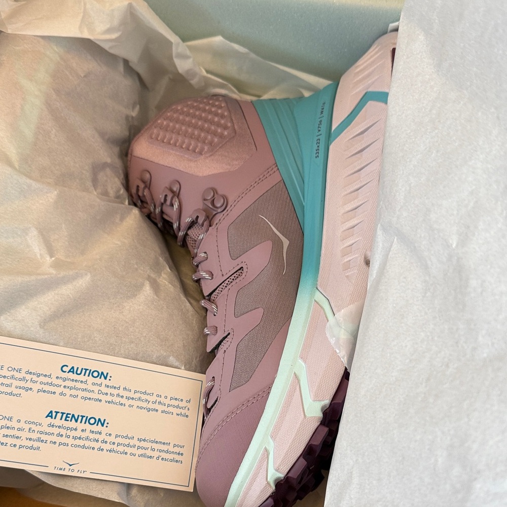 Hoka One One Women's Athletic Shoes in Purple and Teal